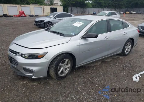 2017 Chevrolet Malibu Ls из США, поврежденный, VIN 1G1ZB5ST6HF132817